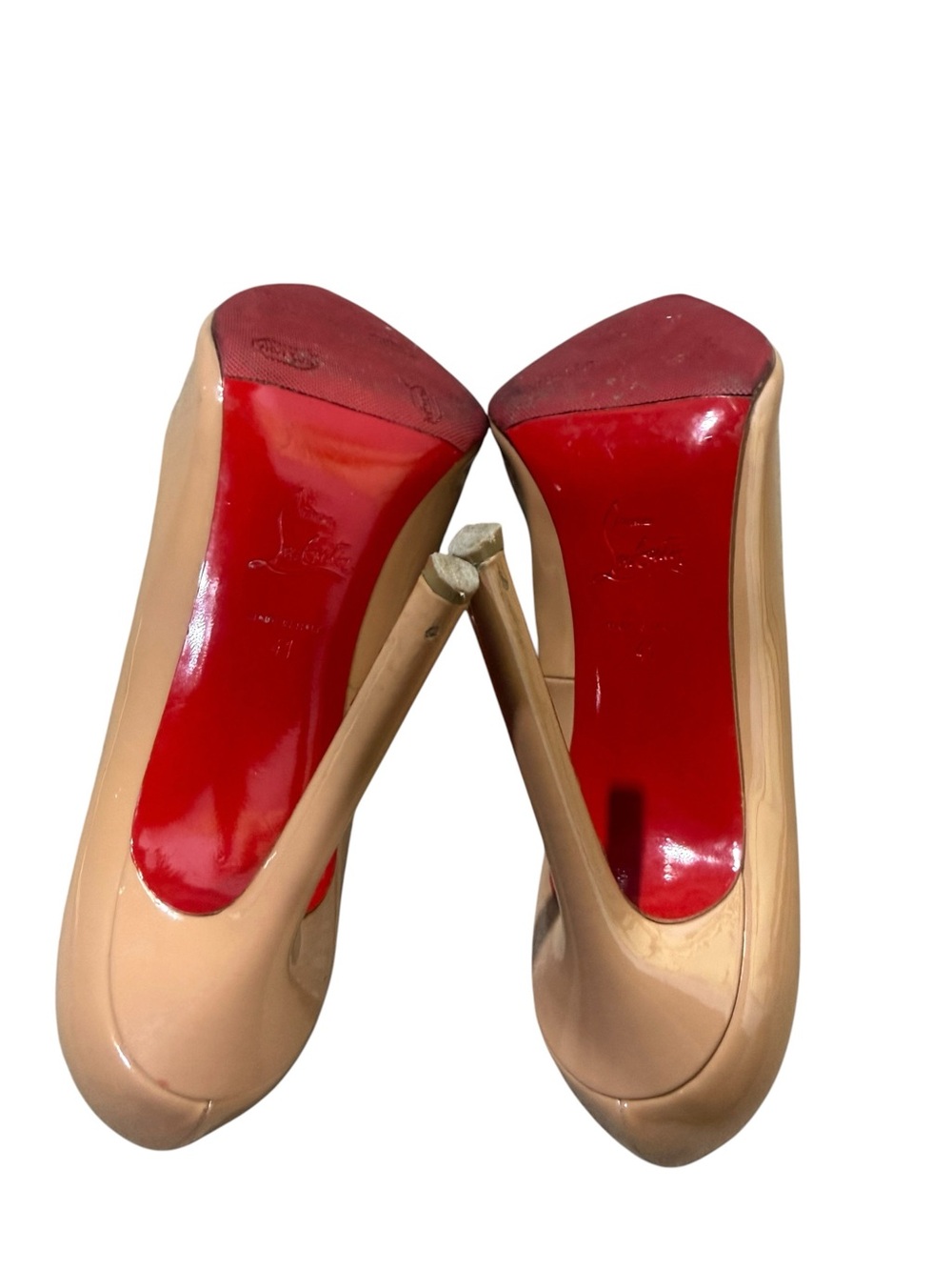 Christian‎ Louboutin Pigalle Nude Patent 120 EU 41 - Picture 8 of 12